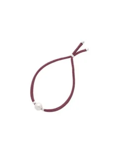 Best Majorica Adjustable Magenta Stretch Sifnos Bracelet With Pearl