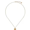 Outlet Majorica Caelum Communion Necklace With Golden Medallion