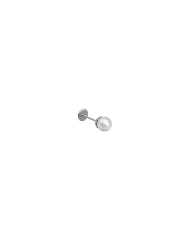 Cheap Majorica Cos Collection Earring With 5Mm Round White Pearl