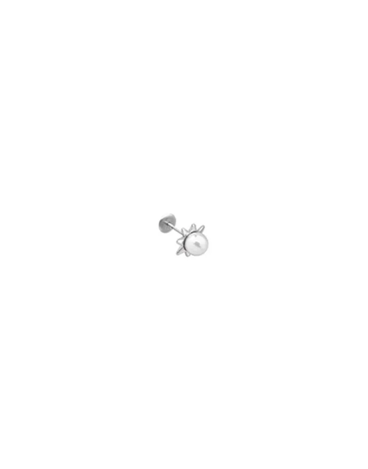 Outlet Majorica Cos Collection Sun Earring With 4Mm White Pearl