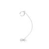 Flash Sale Majorica Dangle Earcuff Earring With Pearl And Silver Chain