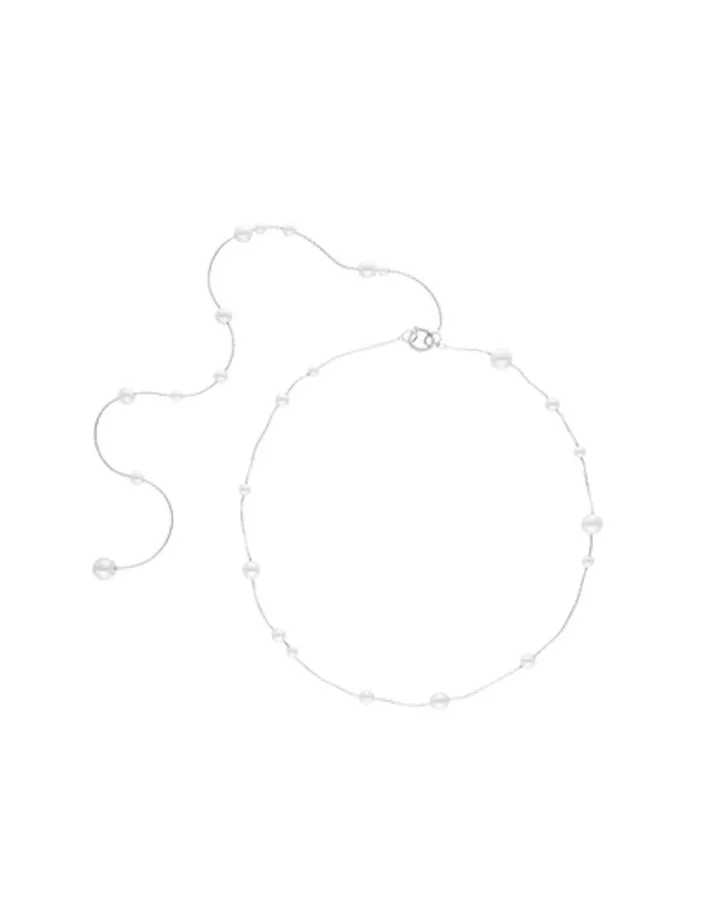 Clearance Majorica Dangle Extension With Pearls And Chain 30Cm