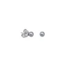 Shop Majorica Earrings Cies Silver With 4Mm Gray Pearl