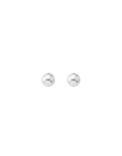 Best Majorica Earrings Lyra Silver With 8Mm White Pearl