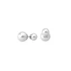 Online Majorica Earrings Polar Silver With 8 And 12Mm White Pearls
