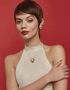 Shop Majorica Feme Chain Necklace With White Pearl And Green Agate