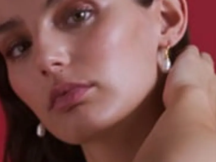 Online Majorica Gold Plated Earrings Tender With 8Mm Barroque Pearl