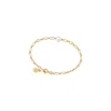 Best Majorica Gold Plated Link Bracelet Cies With White Pearl