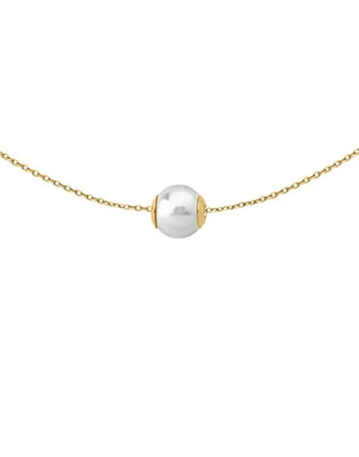 Fashion Majorica Golden Silver Large Pendant Nuada 12Mm