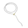 Flash Sale Majorica Golden Silver Necklace Lyra 8Mm 90Cm