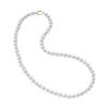 Fashion Majorica Golden Silver Necklace Lyra 10Mm 60Cm