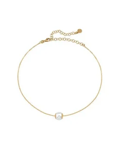 Shop Majorica Golden Silver Pendant Nuada 10Mm