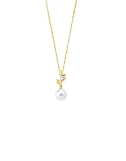Shop Majorica Golden Silver Pendant Selene