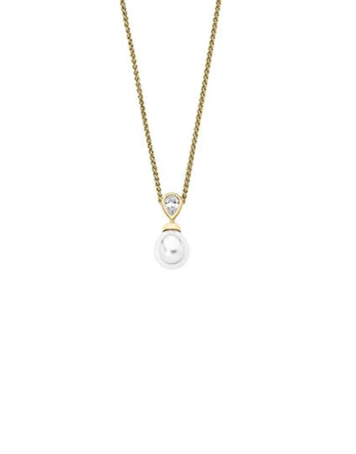 Outlet Majorica Golden Silver Pendant Selene