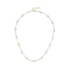 Best Majorica Golden Silver Short Necklace Ilusion