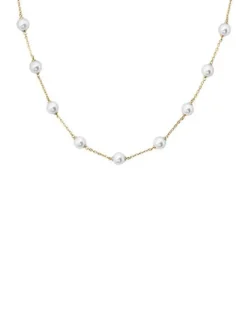 Best Majorica Golden Silver Short Necklace Ilusion