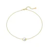 Clearance Majorica Golden Silver Short Pendant Nuada 12Mm