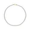 Best Majorica Gold-Plated Silver Necklace Lyra 7Mm 50Cm