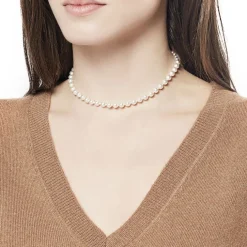 Cheap Majorica Gold-Plated Silver Necklace Ballet 6 Mm
