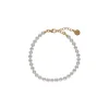 Fashion Majorica Gold-Plated Silver Pearl Bracelet Ballet 4Mm