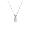 Cheap Majorica Kuma White Pearl And Zirconia Pendant