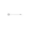 Best Sale Majorica Le Club Long Steel Broach With Logo And White Half Pearl