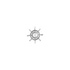 Flash Sale Majorica Le Club Sailing Broach In Steel With A White Half Pearl