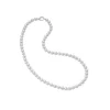 Store Majorica Long Silver Necklace Lyra 8Mm White Pearl 80Cm