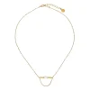 Fashion Majorica Minimalist Lagom Necklace In Steel And White Pearl