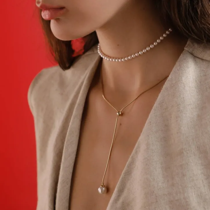 New Majorica Necklace Ballet 4 Mm