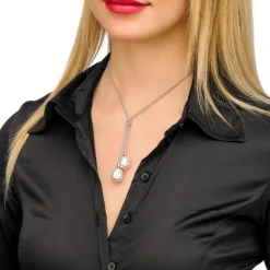 Flash Sale Majorica Necklace Tender Silver With White Barroque Pearls