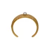 Hot Majorica Openwork Etna Large Bangle In Gold-Plated Silver