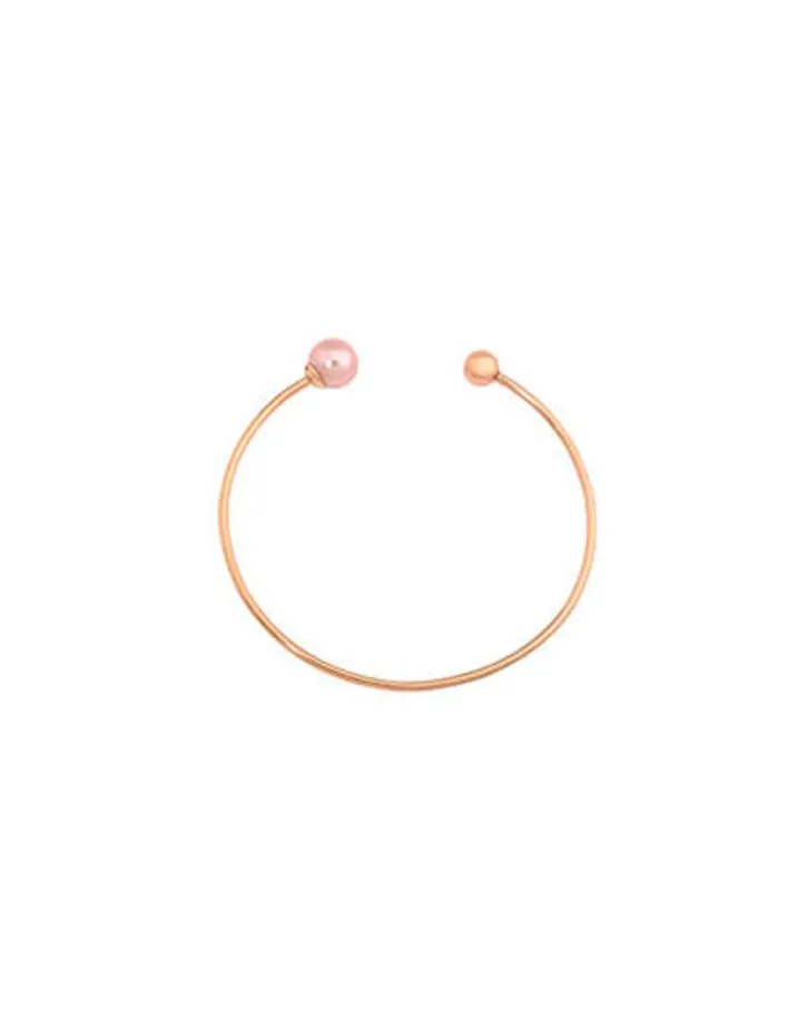Hot Majorica Pink Small Bracelet Aura With Pink Pearl