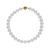 Store Majorica Short Pearl Necklace Lyra Gold Plated 14Mm 45Cm