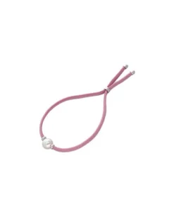 New Majorica Sifnos Elastic Bracelet In Lilac With Pearl
