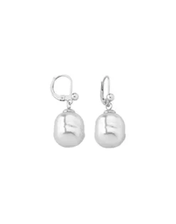 Online Majorica Silver Earrings Agora With 12Mm Barroque White Pearl
