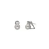Discount Majorica Silver Earrings Selene With 10Mm White Pearls And Zircons