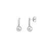 Clearance Majorica Silver Espiga Earrings With 8Mm Round White Pearl