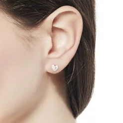 Cheap Majorica Silver Girl Earrings Pure Love