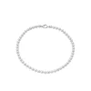 Hot Majorica Silver Necklace Lyra 7Mm 50Cm