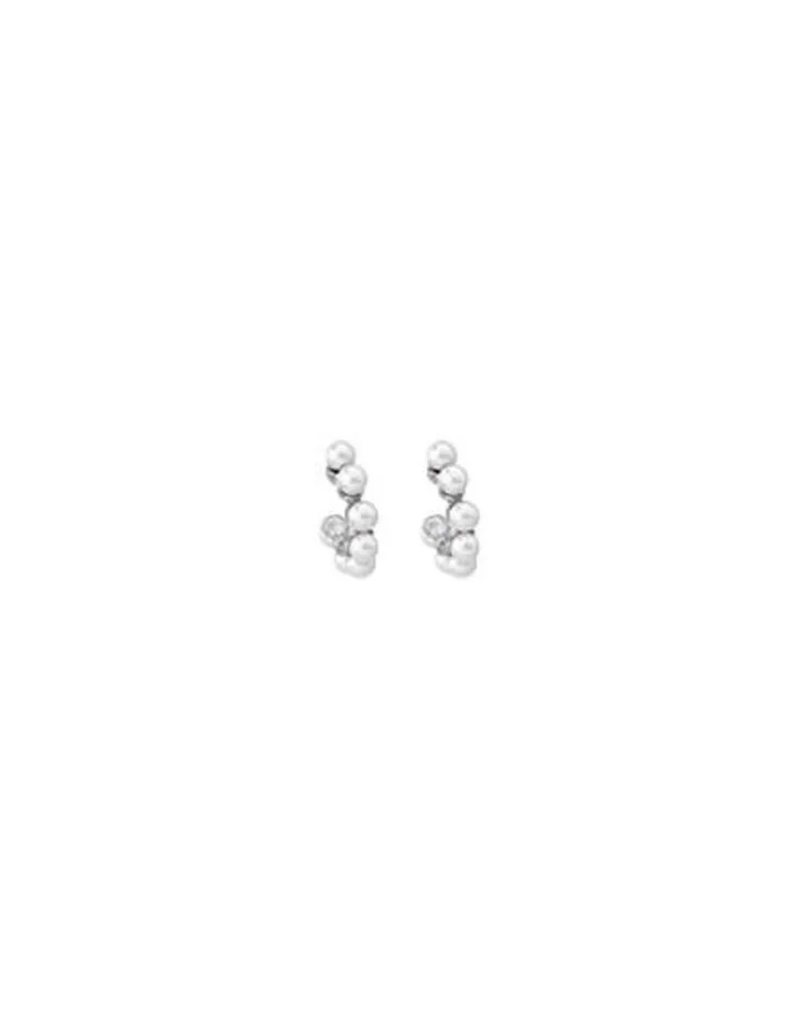 Cheap Majorica Small Hoop Earrings Ada With Pearls