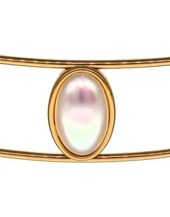 Hot Majorica Symi Gold-Plated Choker With White Pearls
