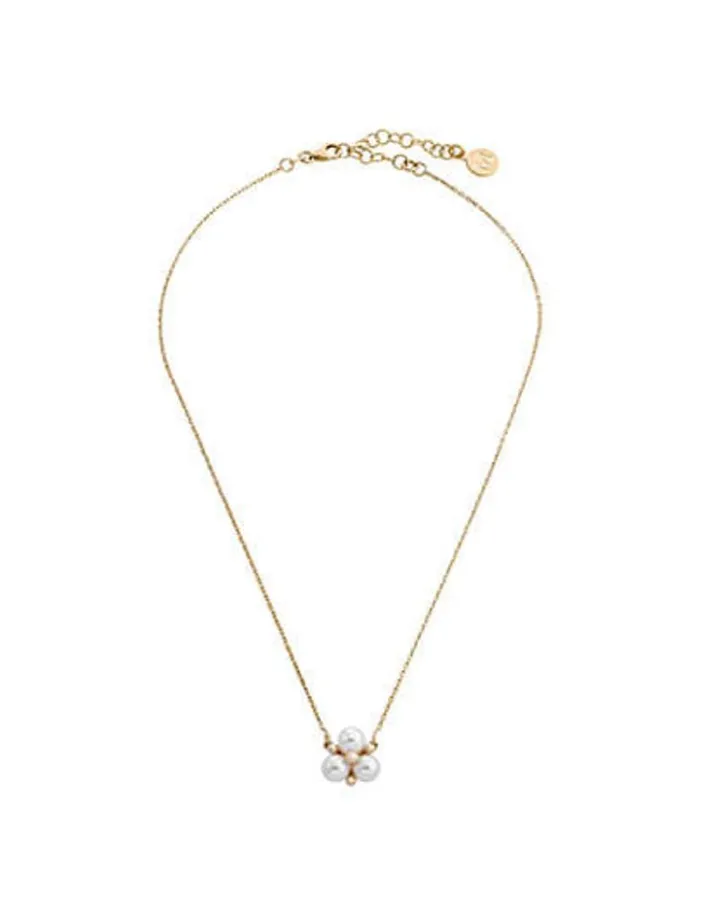 Store Majorica Vega Necklace With Round Pearl Pendant