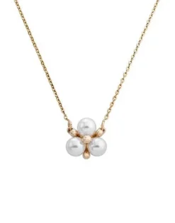 Store Majorica Vega Necklace With Round Pearl Pendant
