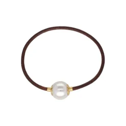 Shop Majorica Zindis 16Cm Leather Bracelet