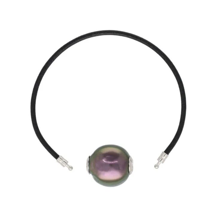 Shop Majorica Zindis 16Cm Leather Bracelet