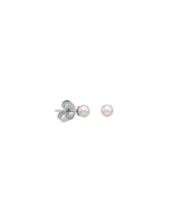 Flash Sale Majorica Earrings Cies Silver With 4Mm Pink Pearl
